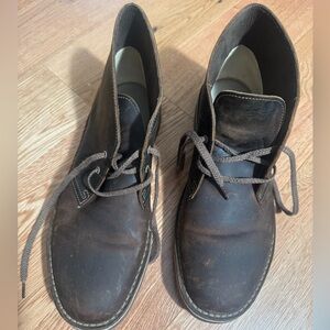 Clarks Brown Leather Men's Shoes. 10.5